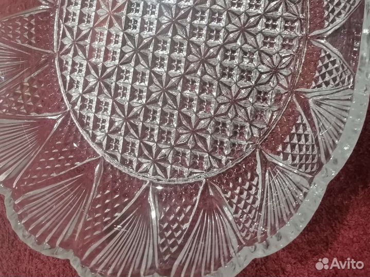 Хрустальное блюдо