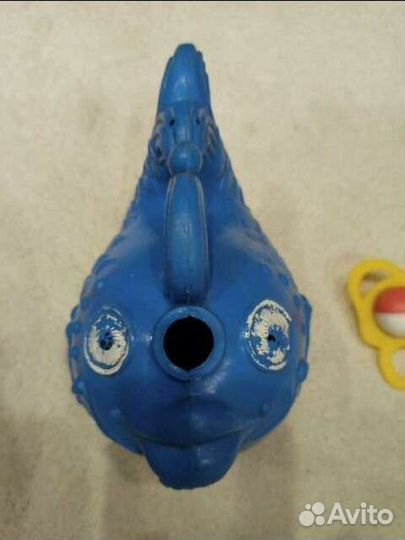 Лейка рыбка пластмасса клеймо Вятка винтаж СССР