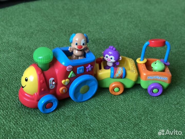 Паровозик fisher-price Смейся и учись
