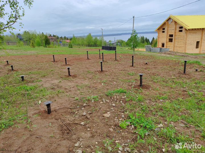 Винтовые сваи под ключ. Свайно винтовой фундамент