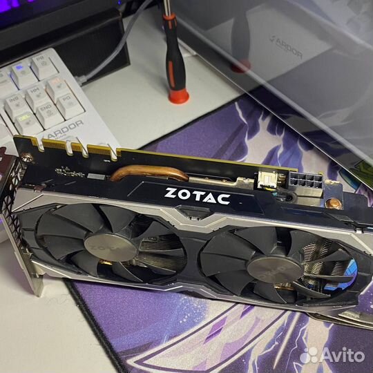 Видеокарта zotac GTX 1070 8GB