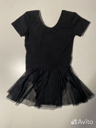 Купальник для гимнастики 110 116 черный