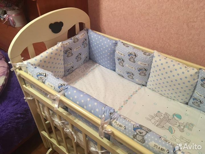 Бортики в кроватку