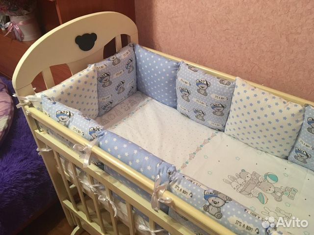 Бортики в кроватку