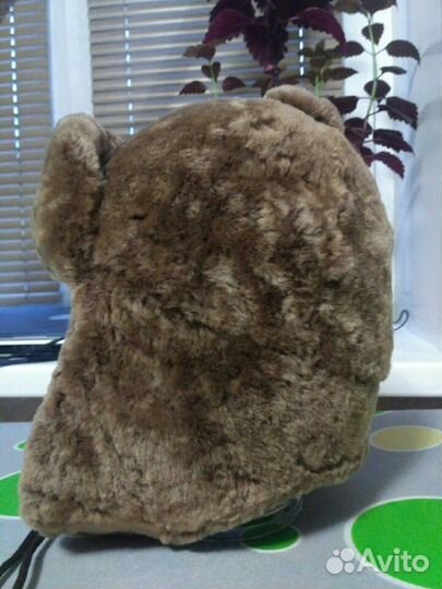 Меховая шапка на мальчика р.50-53, новая