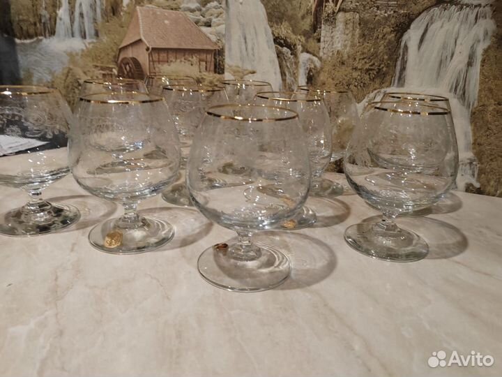 Фужеры под коньяк богемия