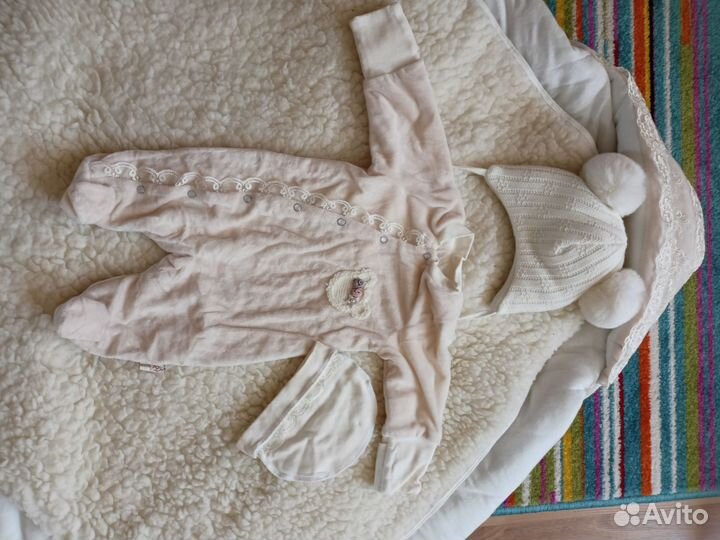 Конверт на выписку зимний на овчине