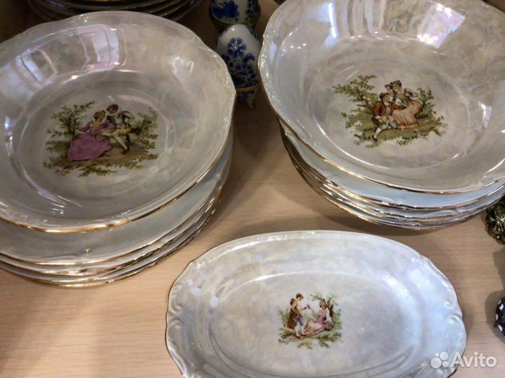 Фарфоровый столовый сервиз chodziez Польша