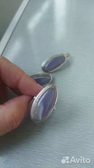 Серьги и кольцо советских времён