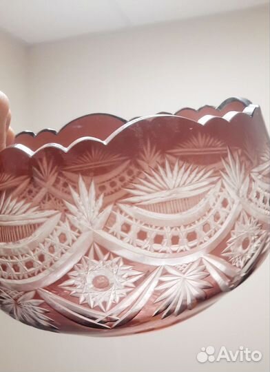 Вазы аметистовое стекло СССР. 30-50г. Старинные