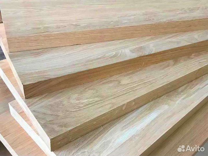 Ступень для лестниц из дуба, бука, ясеня