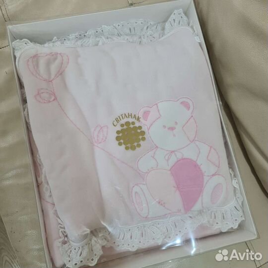 Новое Одеяло и подушка для новорождённого