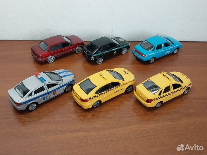 Масштабные модели LADA (Granta, Vesta, Priora)
