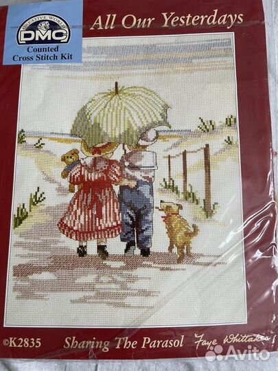 Остатки наборов для вышивания крестом