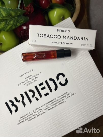 Byredo Tobacco Mandarin Extrait Пробник 2мл