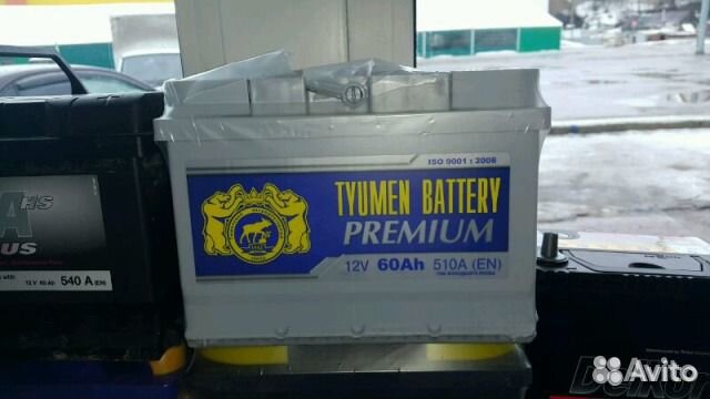 Аккумулятор Тюмень Premium 60Ah (L)