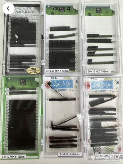 Ресницы для наращивания бу