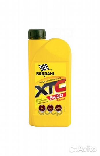 Bardahl XTC 5W30 C3. SN Масло моторное синт (1L