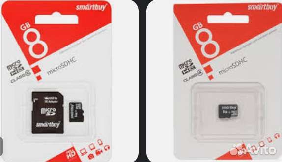Карта памяти micro sd Smartbuy 8Gb
