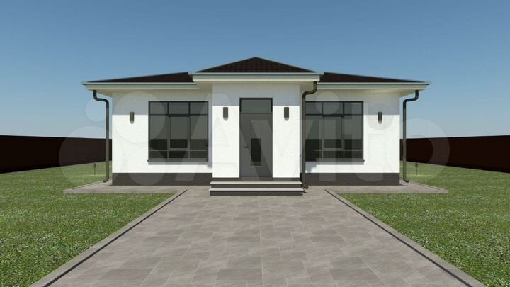 Коттедж 100 м² на участке 8 сот.