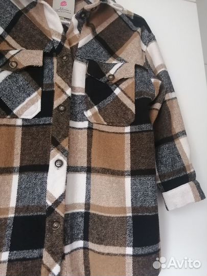 Рубашка в клетку 140