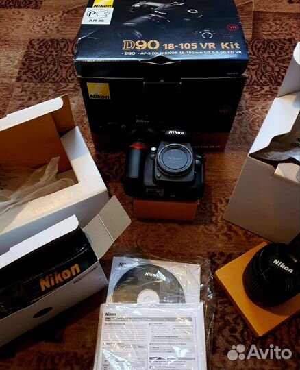 Фотоаппарат Nikon D90 Kit AF-S DX nikkor 18-105mm