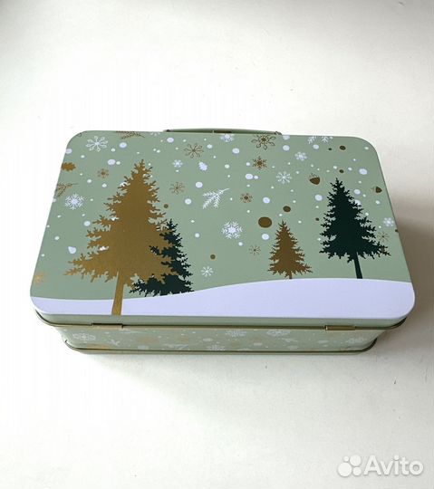 Новогодняя подарочная коробка/ чемоданчик