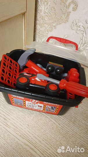 Набор инструментов Полесье, шуруповерт