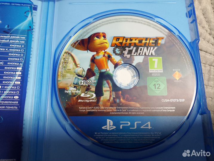 Игра на диске для PlayStation 4 Ratchet & Clank