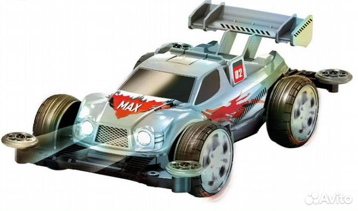 Электронный конструктор «Безумные гонки», 4WD, све