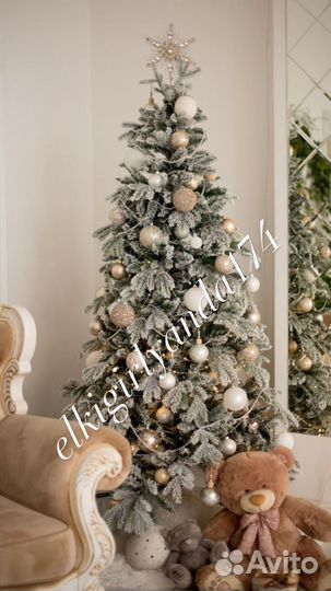 Ель Теона заснеженная