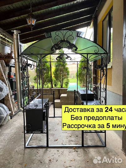 Беседка с мангалом