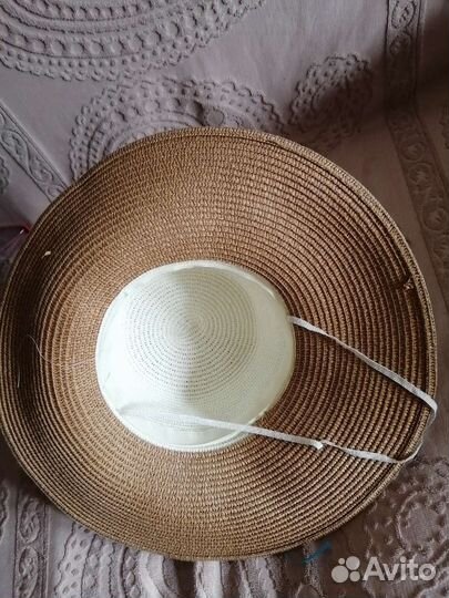 Шляпа летняя под соломку