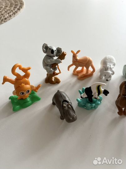 Игрушки Kinder Natoons животные, 11 шт