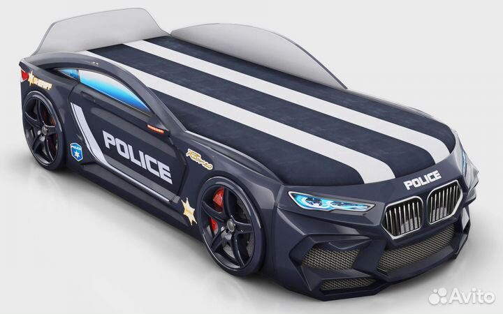 Детская кровать машинка