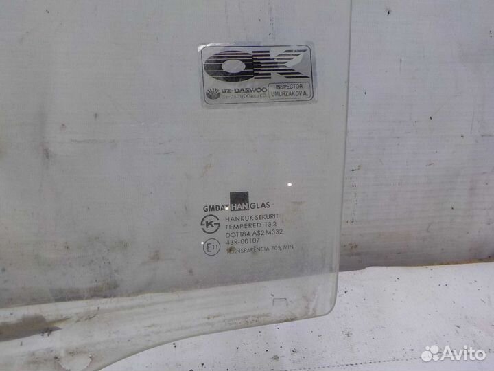 Стекло daewoo matiz заднее левое