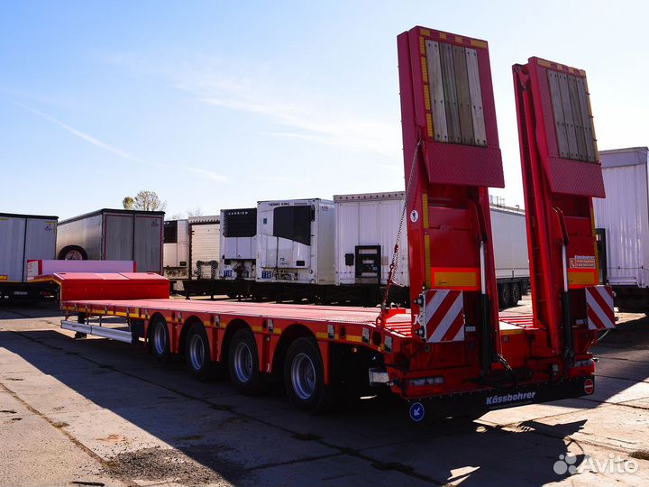 Полуприцеп трал (тяжеловоз) Kassbohrer LB4, 2023