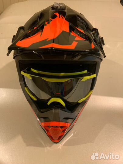 Мотошлем кроссовый