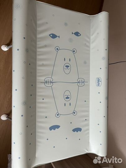 Пеленальный столик с ванночкой chicco bubble land