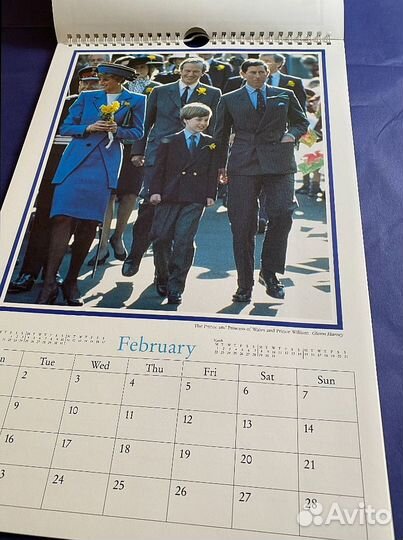 Календарь 1993г. Королевская семья, Елизавета II