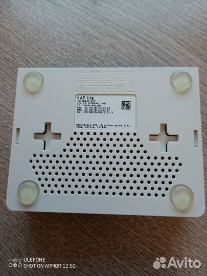Wi-Fi роутер MikroTik hAP lite