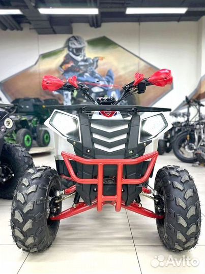 Детский квадроцикл 125 кубов Grizlik A125 красный