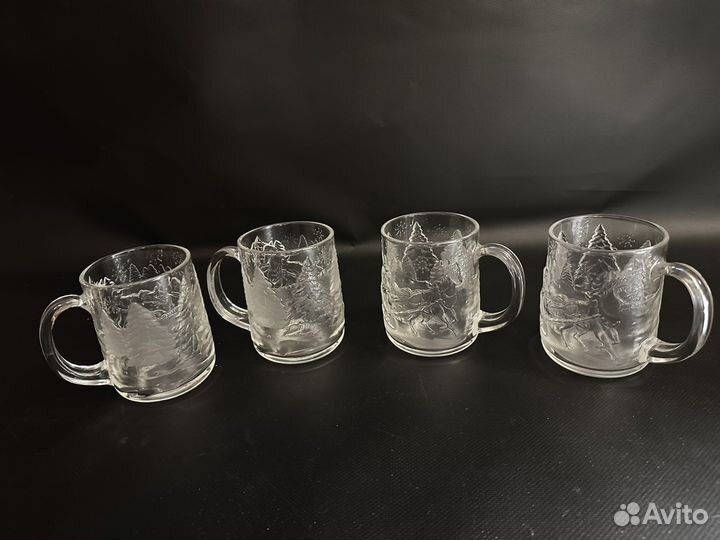 Фужеры стаканы хрусталь Чехия Гусь-Хрустальный