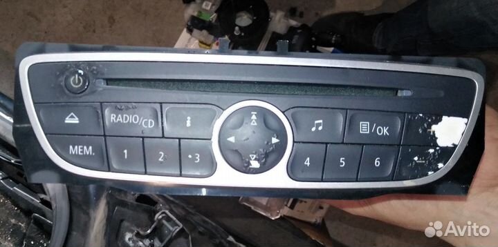 Renault Scenic megane Fluence бл климата магнитола
