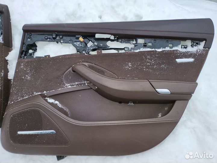 Обшивка двери balao brown Audi A8 D4 4H 2013