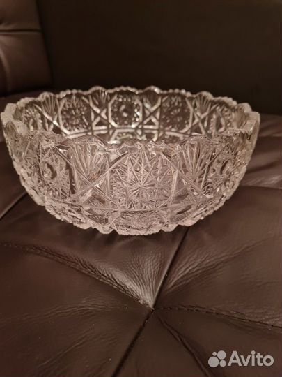 Хрустальная посуда салатница