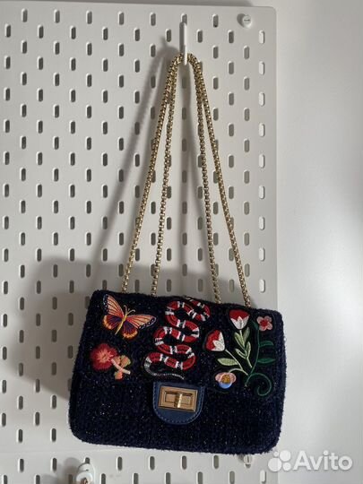 Сумка женская через плечо синяя