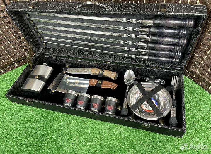 Шашлычный набор в кейсе