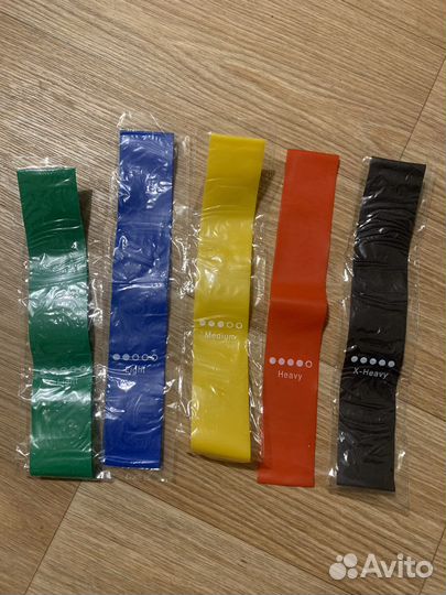 Резинки для фитнеса тонкие