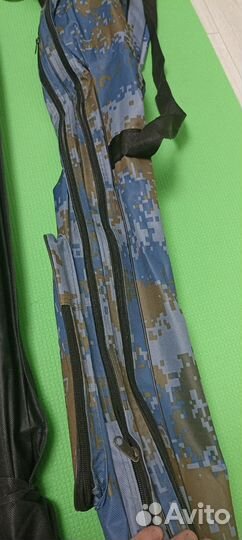 Чехол для удилищ двухсекционный с карманами